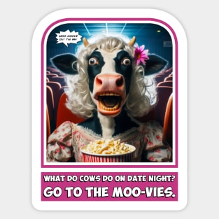 Cow Sticker